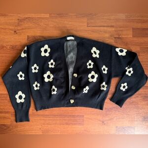Molly Green Cropped Cardigan Sweater
